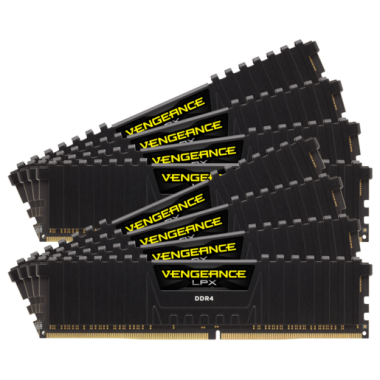 DDR4 64GB 3200-16 Vengeance LPX kit of 8 Corsair